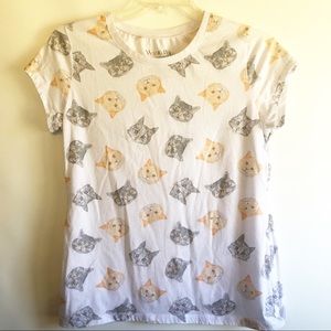 Cat tee size 2x